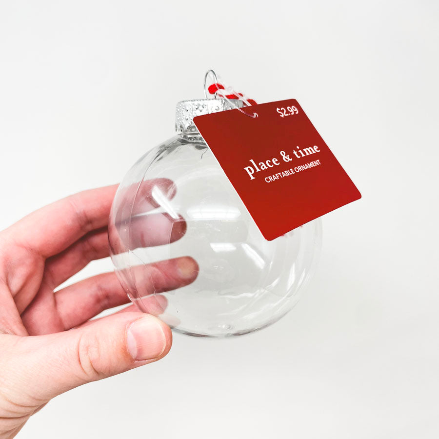 Place and Time Craftable Ball Ornament