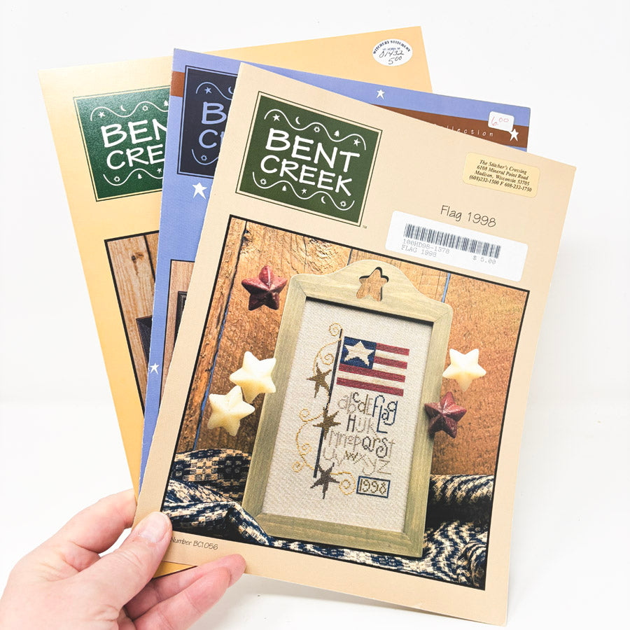 Patriotic Themed Cross Stitch Patterns by Bent Creek