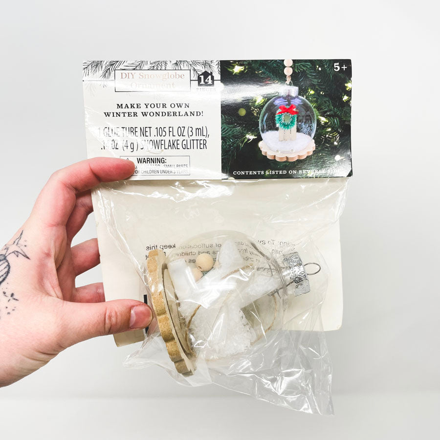 DIY Snowglobe Ornament Kit