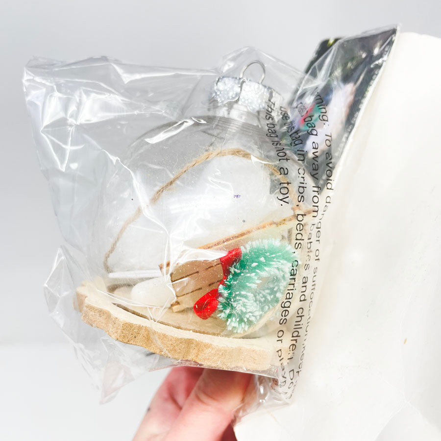 DIY Snowglobe Ornament Kit