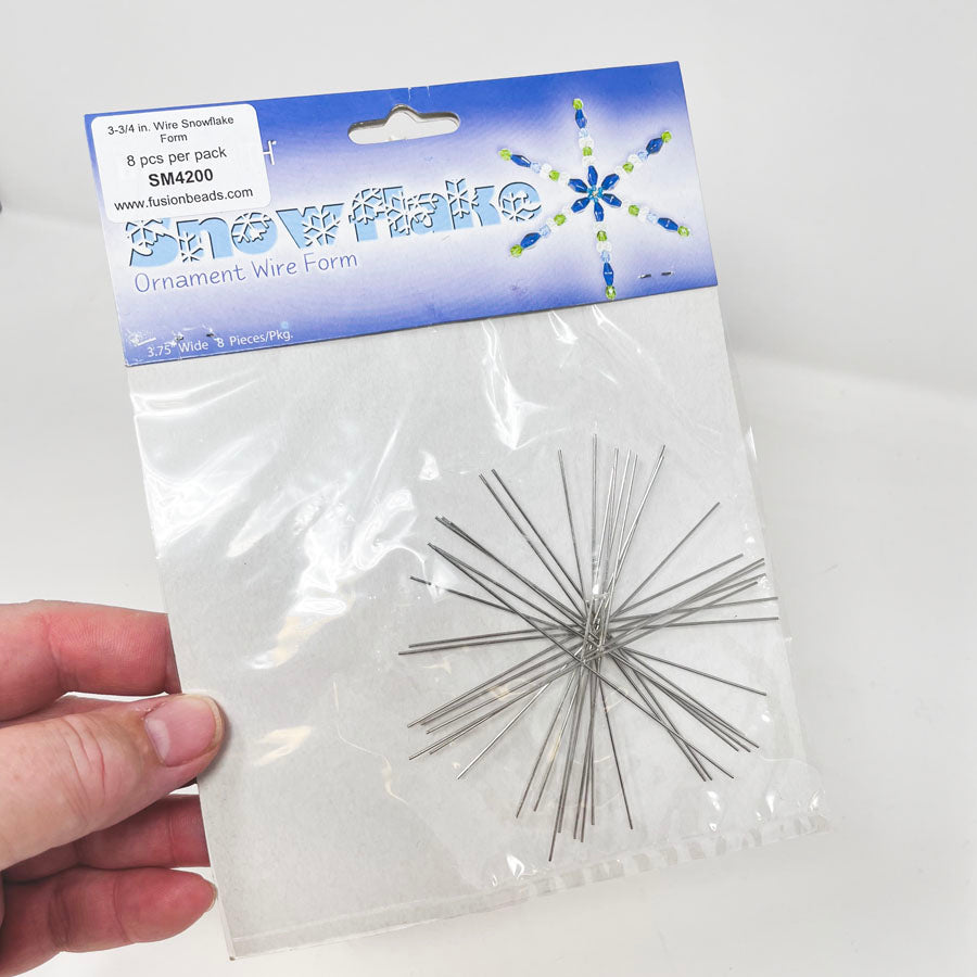 Wire Snowflake Form