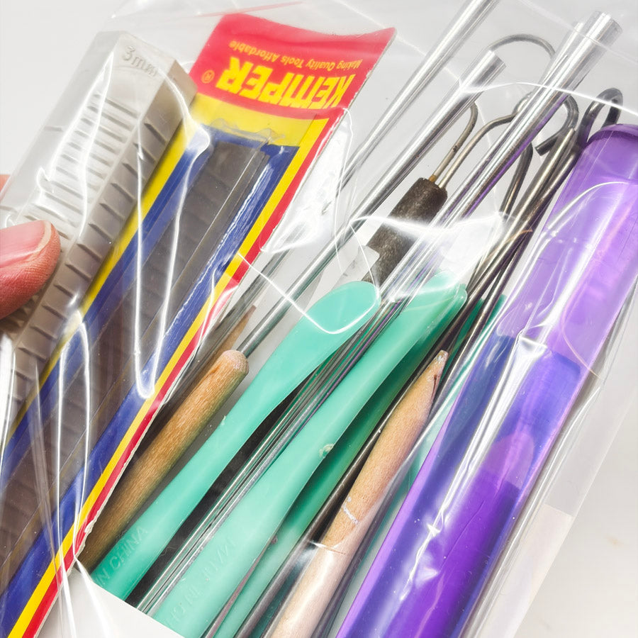 Big Bundle of Clay Working Tools