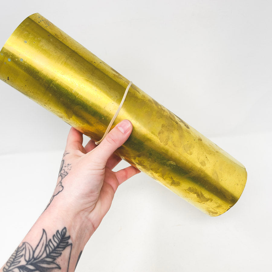 Brass Roll Remnant - 1' x ~4.75'