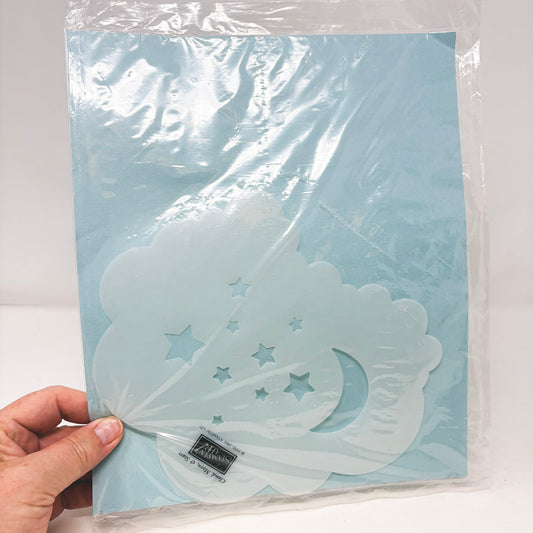 Cloud Moon and Stars Stencil from Stampin' Up