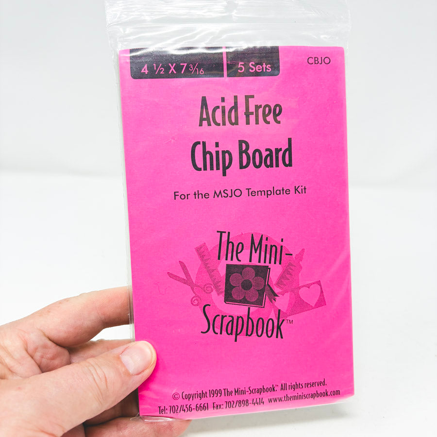 The Mini Scrapbook Acid Free Chip Board
