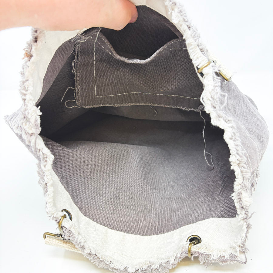 Distressed "Hip to Be" Project Tote Bag