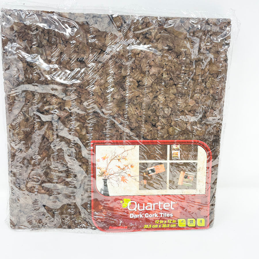 12" x 12" Dark Cork Tiles by Quartet (3)