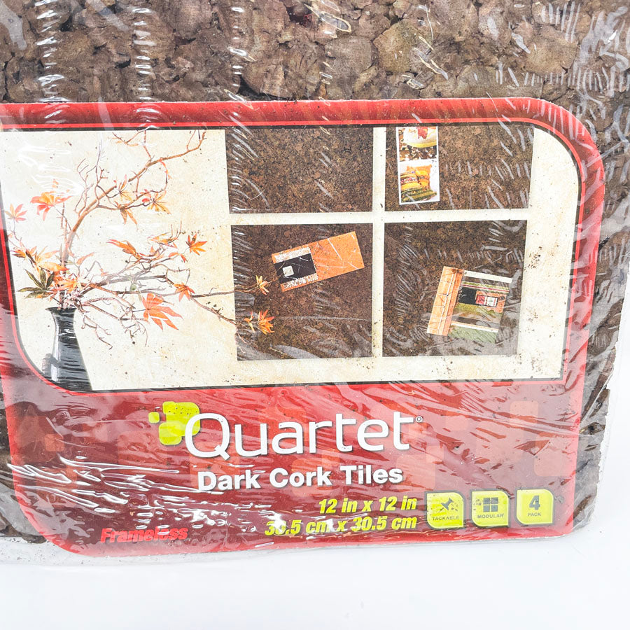 12" x 12" Dark Cork Tiles by Quartet (3)