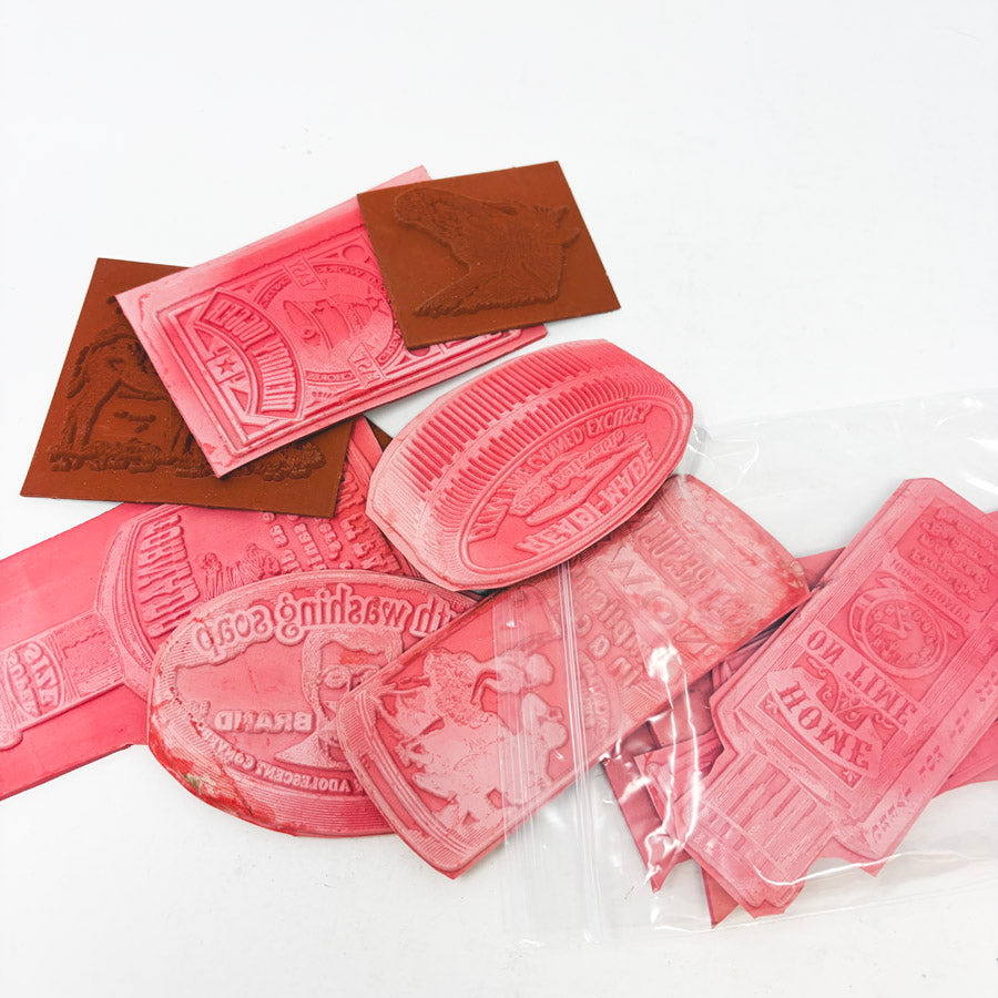 Red Rubber Stamps – Vintage Products