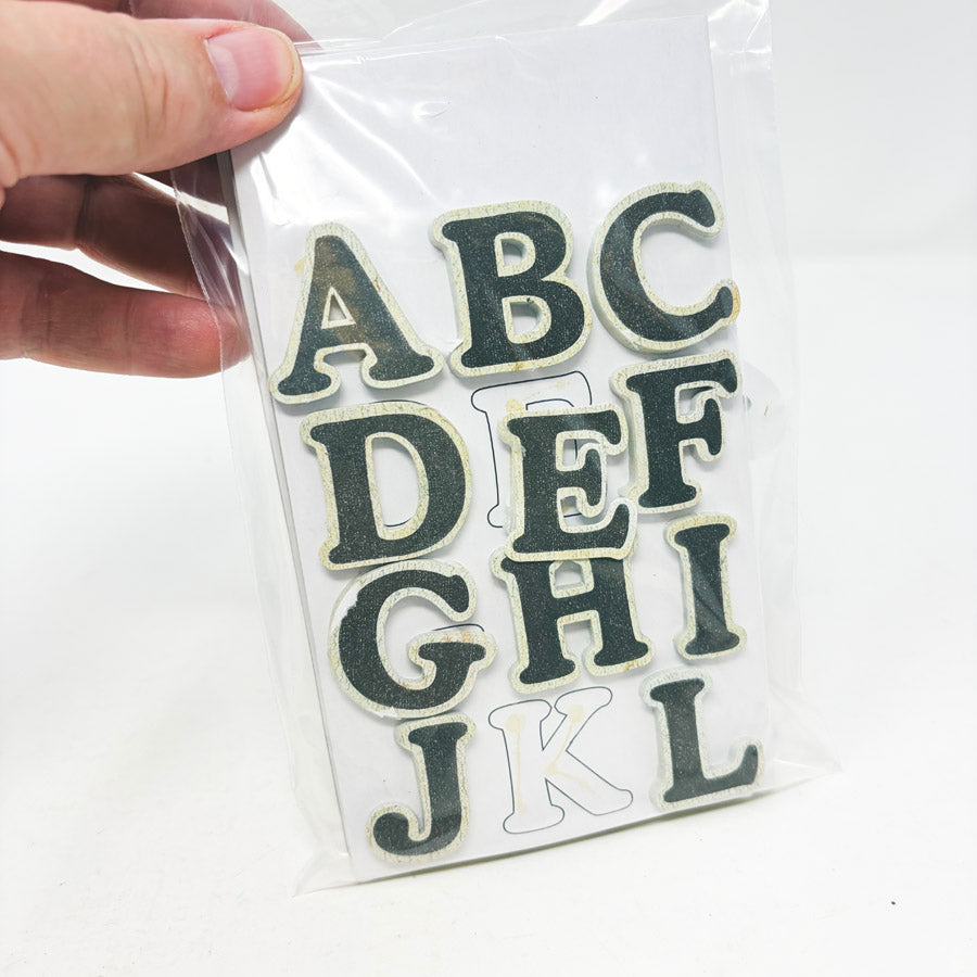 Two Pack of Paper Alphabet Letters