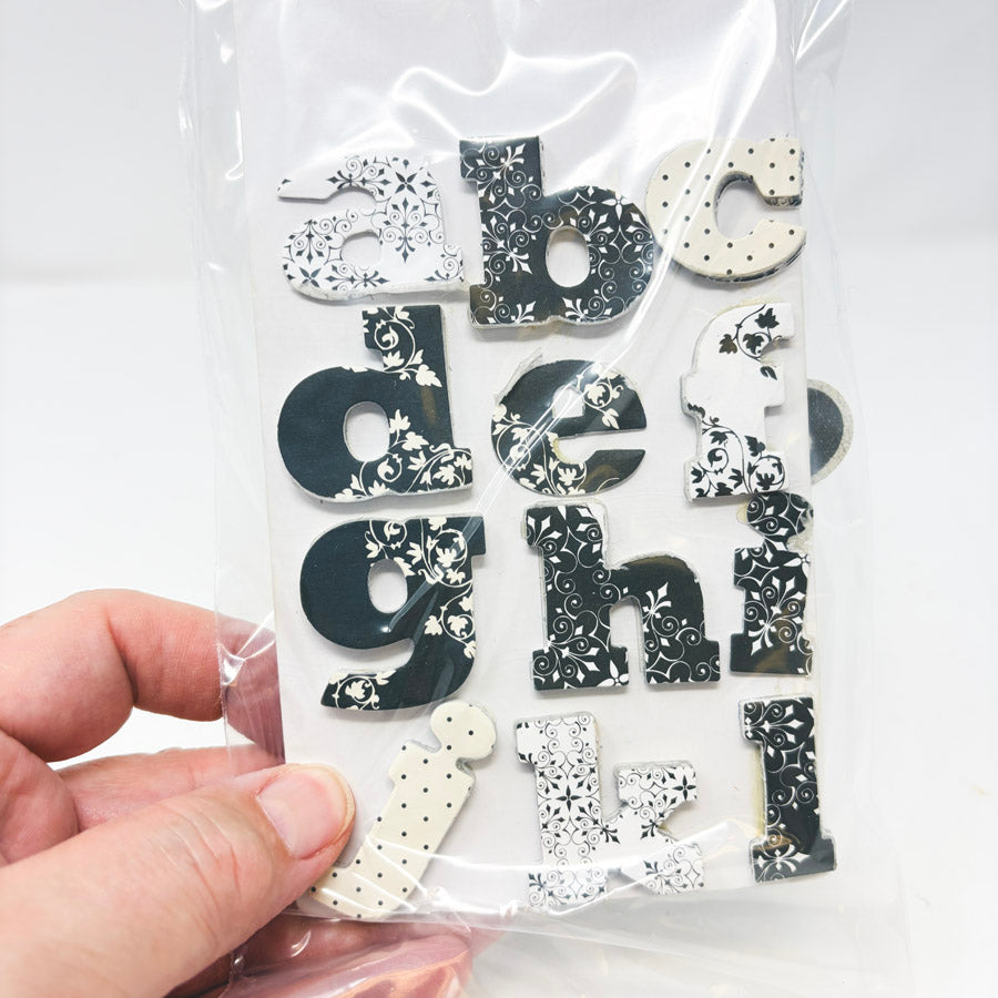 Two Pack of Paper Alphabet Letters
