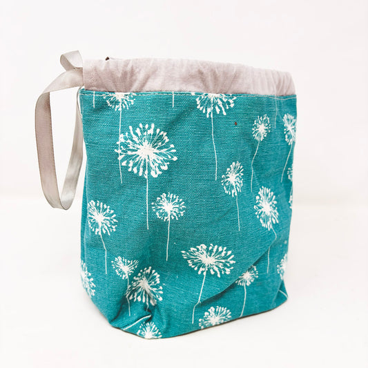 My Needle Crafts Project Bag for Two at a Time Sock Knitting
