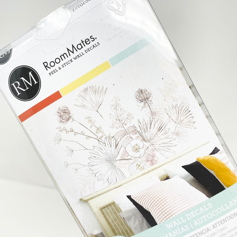 Room Mates Peel & Stick Floral Wall Decal