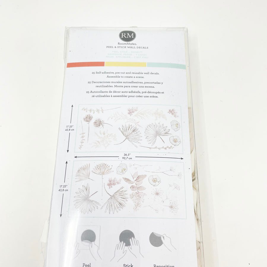 Room Mates Peel & Stick Floral Wall Decal