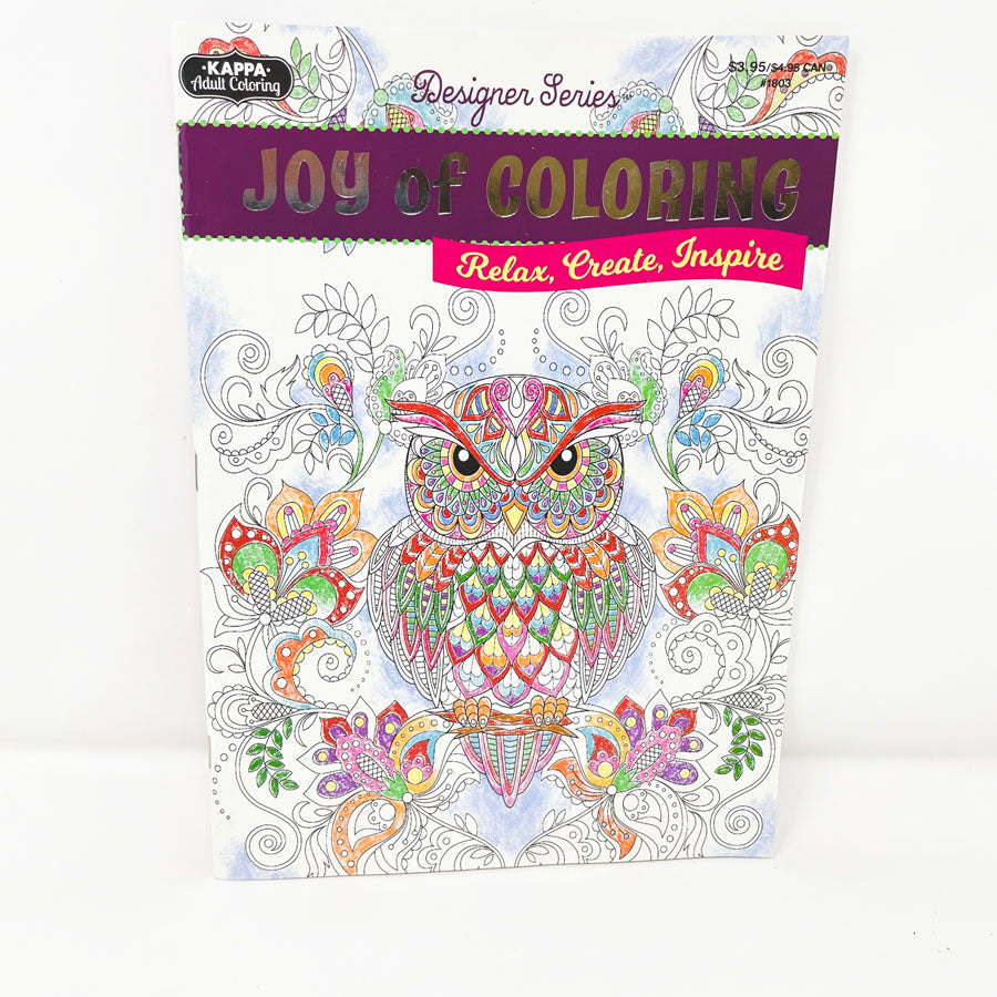 Joy of Coloring Book by Kappa