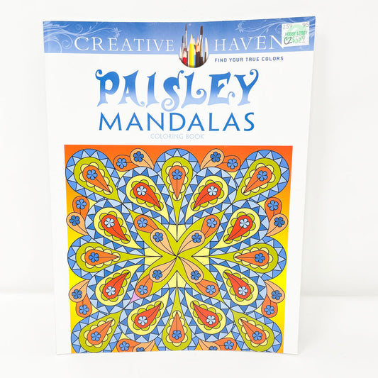 Paisley Mandalas Coloring Book by Creative Haven