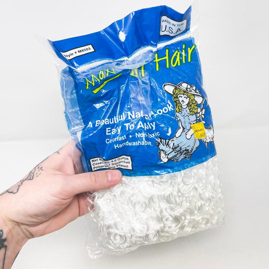 Maxi Doll Hair - White