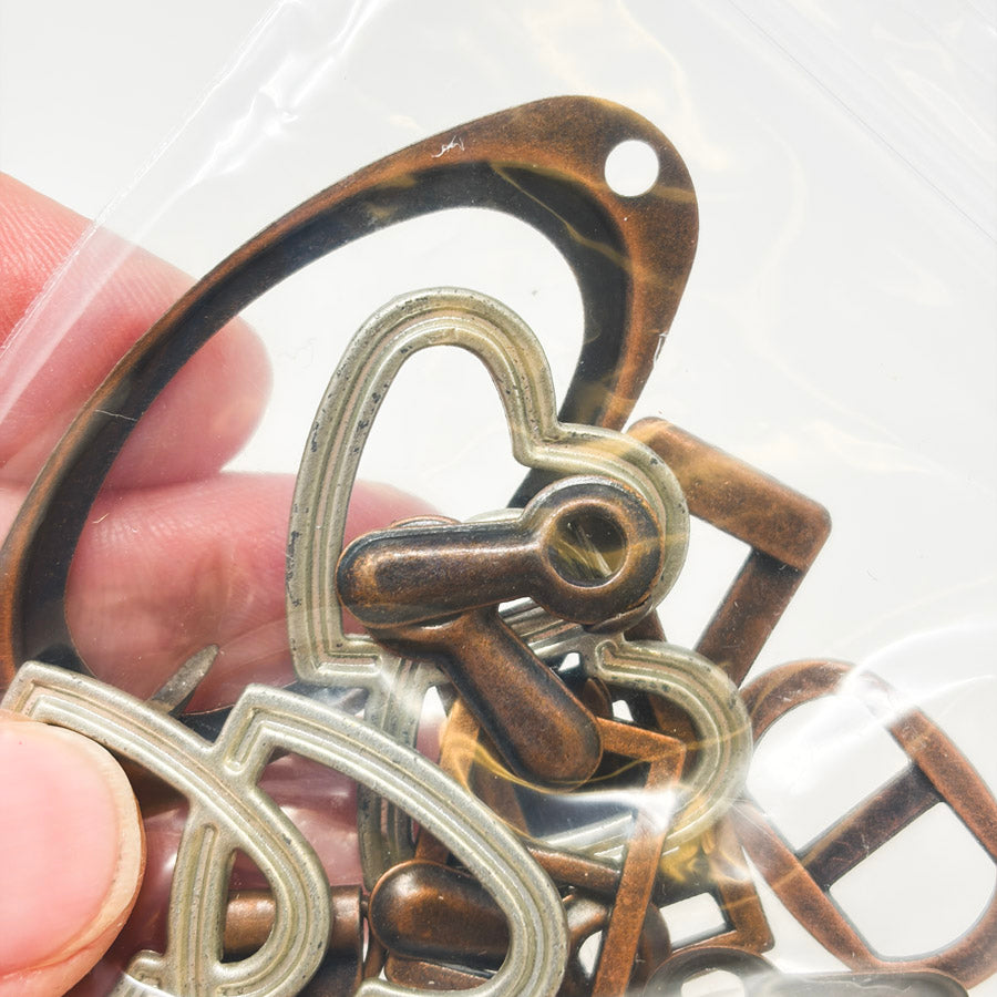 Antiqued Copper Metal Frame Accents