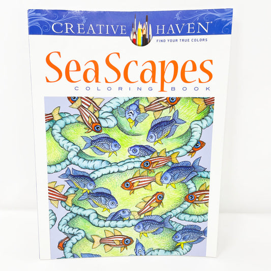 Sea Scapes Coloring Book by Creative Haven