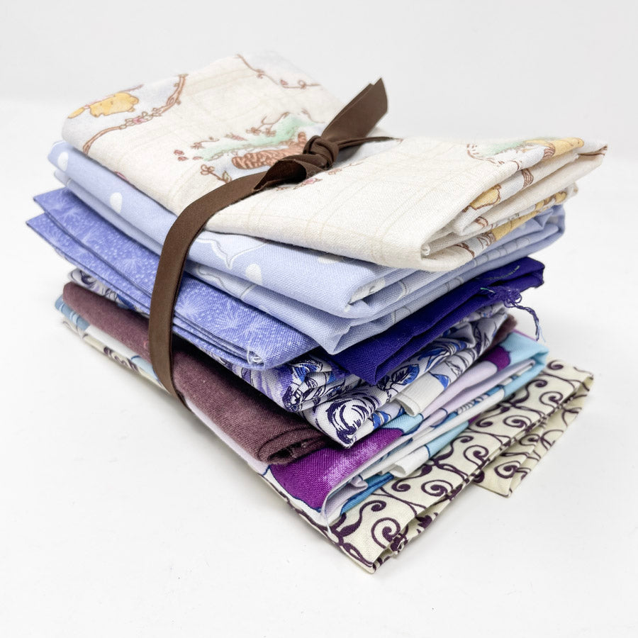 Soft Purples Fabric Bundle - Asst. Sizes
