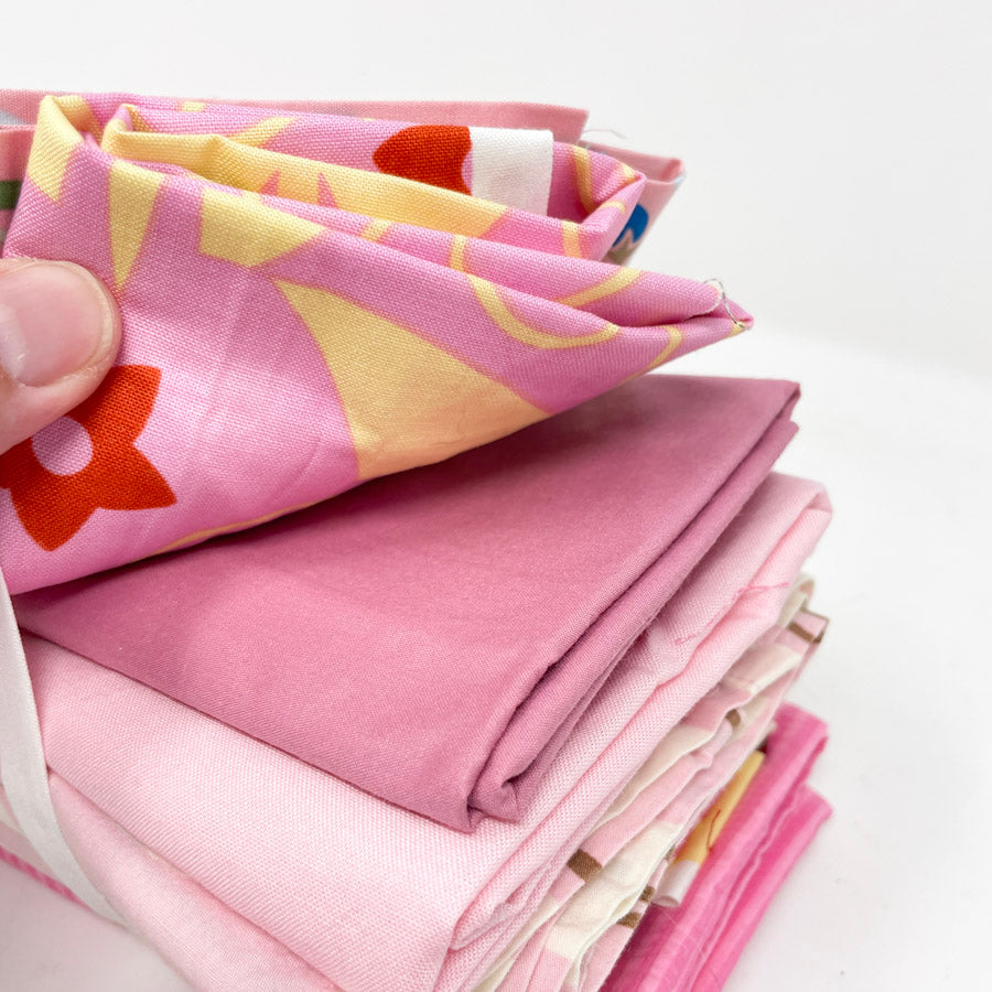 Pinks Fabric Bundle - Asst. Sizes