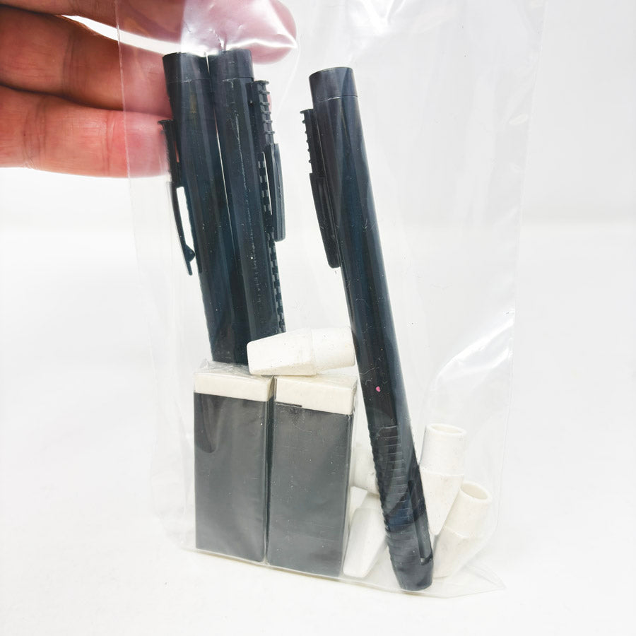 Mechanical and Other Erasers Bundle