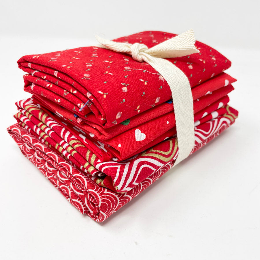 Reds Fabric Bundle - Asst. Sizes
