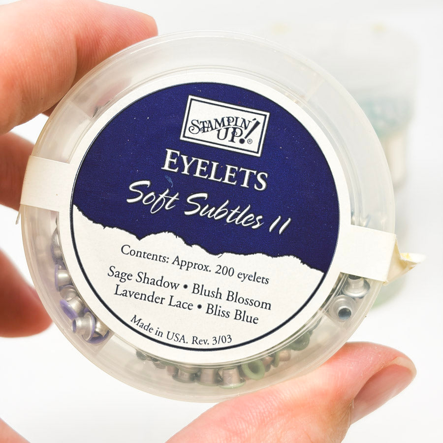 Stampin Up Color Eyelet Sets
