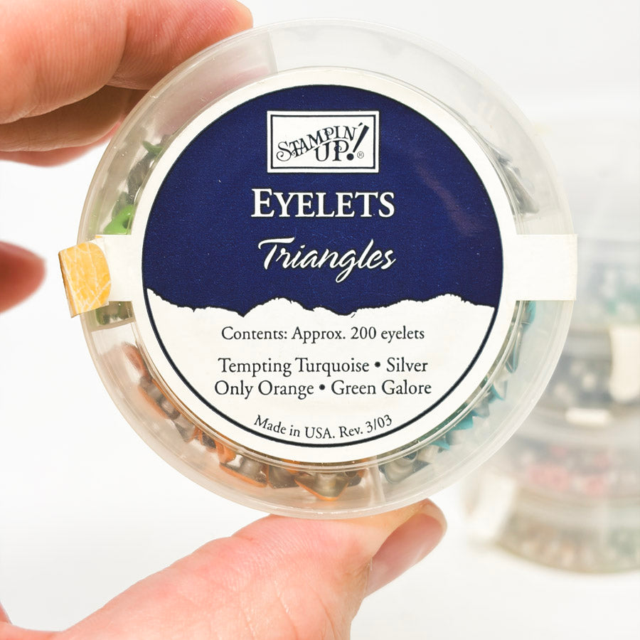 Stampin Up Color Eyelet Sets