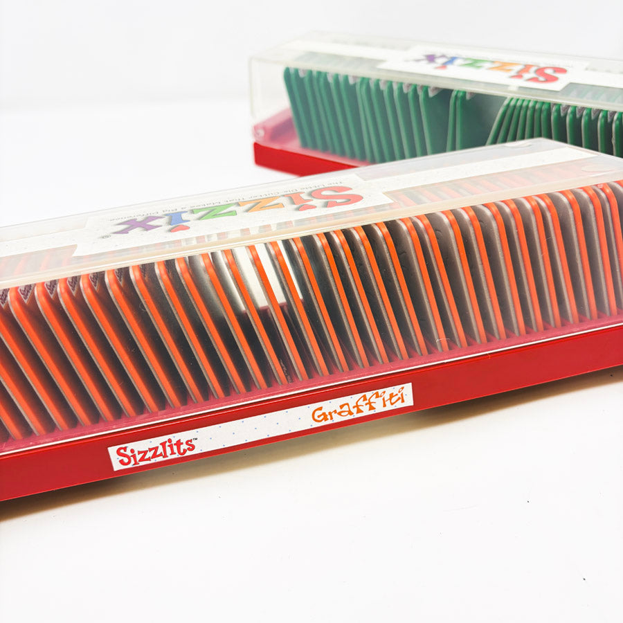 Sizzix Sizzlets - Grafitti or Boxed Brush Alphabet in Case