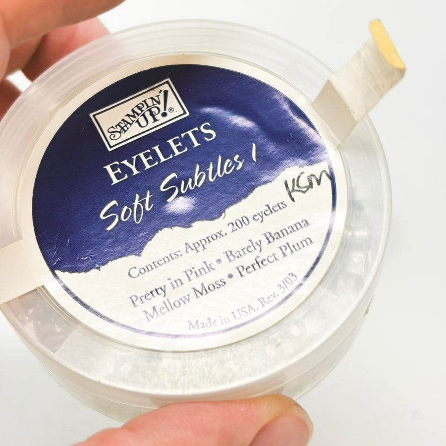 Stampin Up Color Eyelet Sets