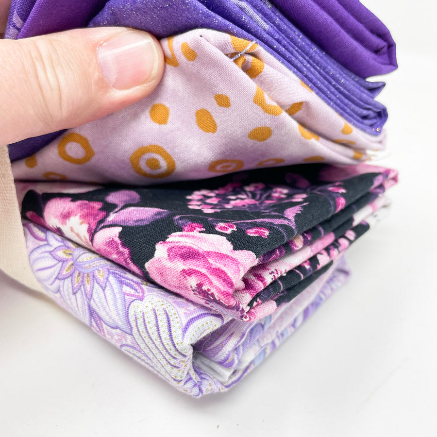 Purple Fabric Bundle - Asst. Sizes