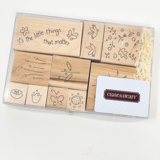 Little Things – Close to My Heart Wood Stamp Set