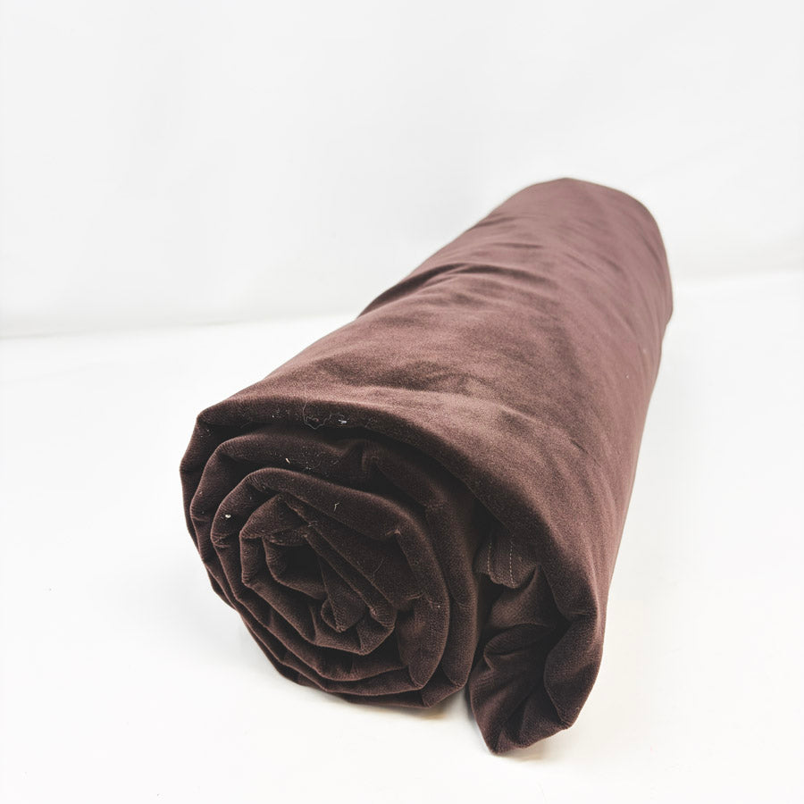 2.5 Yds x 60" Brown/Purple Velvet Fabric