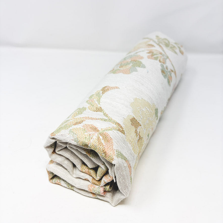 1 Yd x 54" Pastel Floral Upholstery Fabric