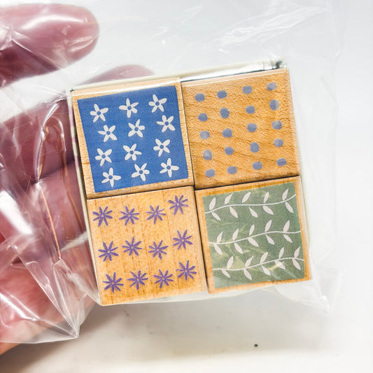 Hero Arts 4 Background Patterns Stamp Set