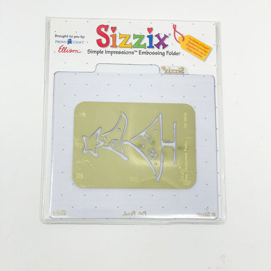 Sizzix Embossing Folder - Funky Christmas Tree