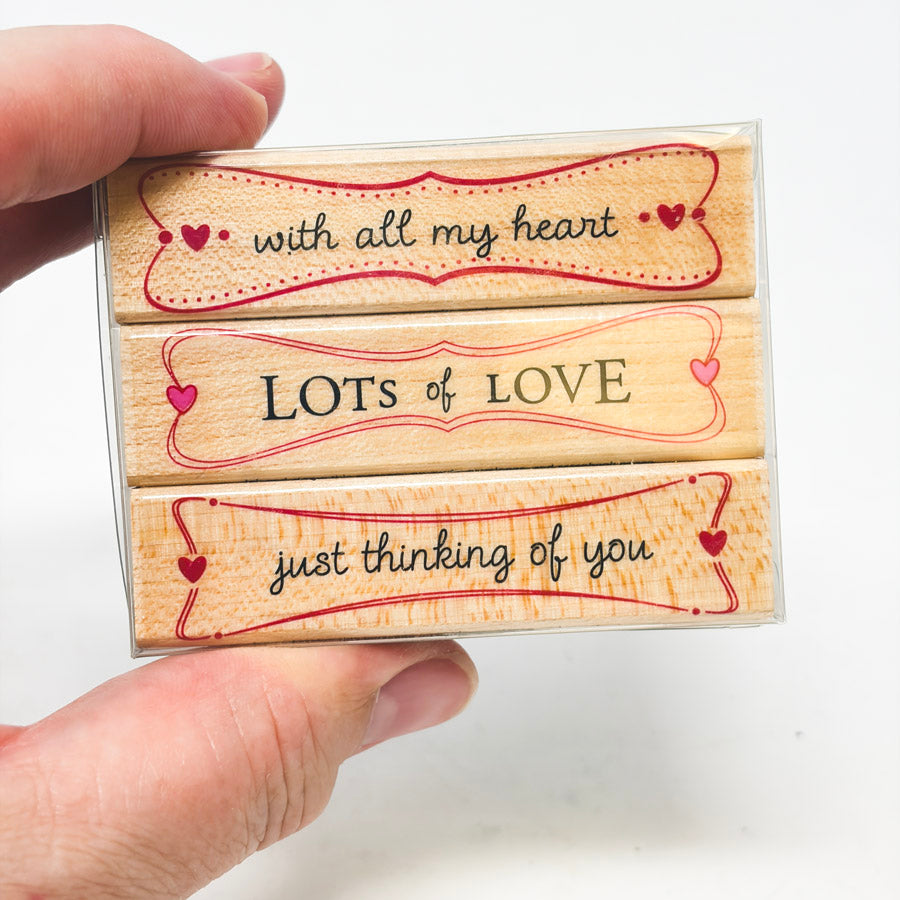 Hero Arts With All My Heart Stamp Set