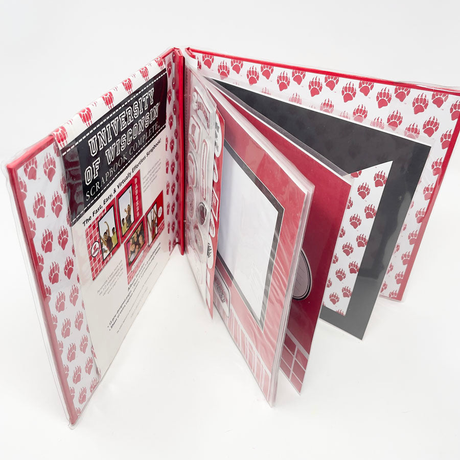 Wisconsin Badger 8x8 Postbound Scrapbook