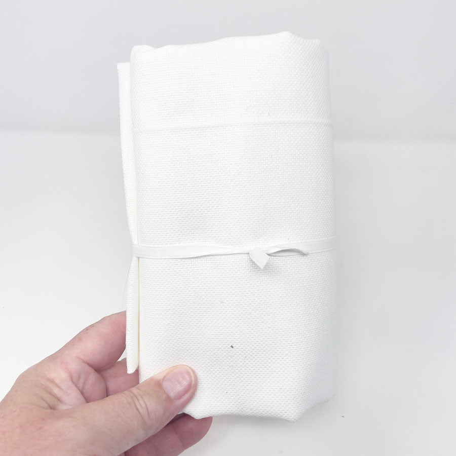 40" x 42" - 22 Count - White Aida