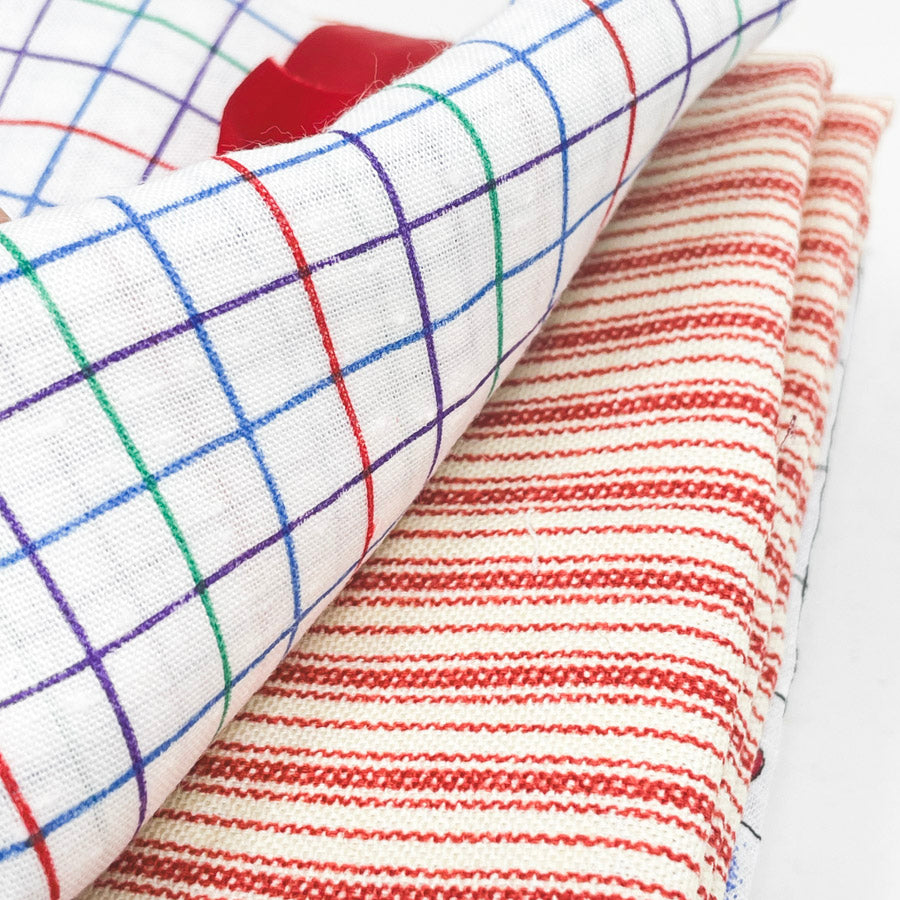 Vintage Kitchen Fabric Remnants Bundle