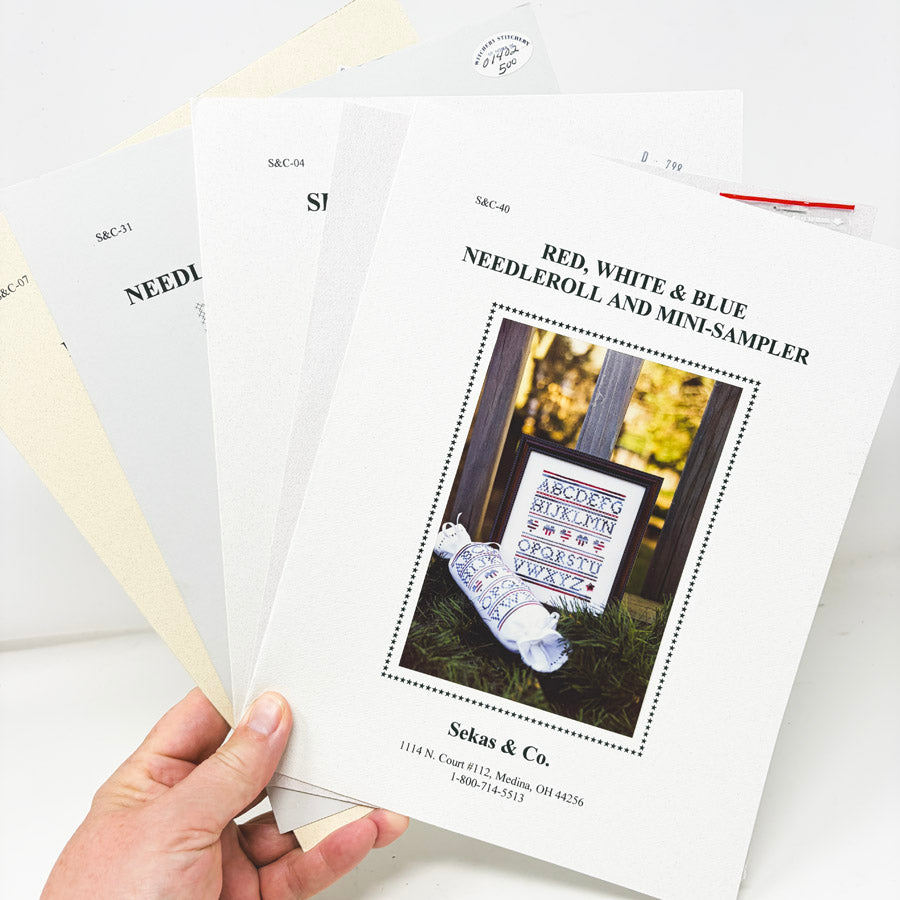 Needleroll/Mini Sampler Cross Stitch Patterns – Sekas & Co.