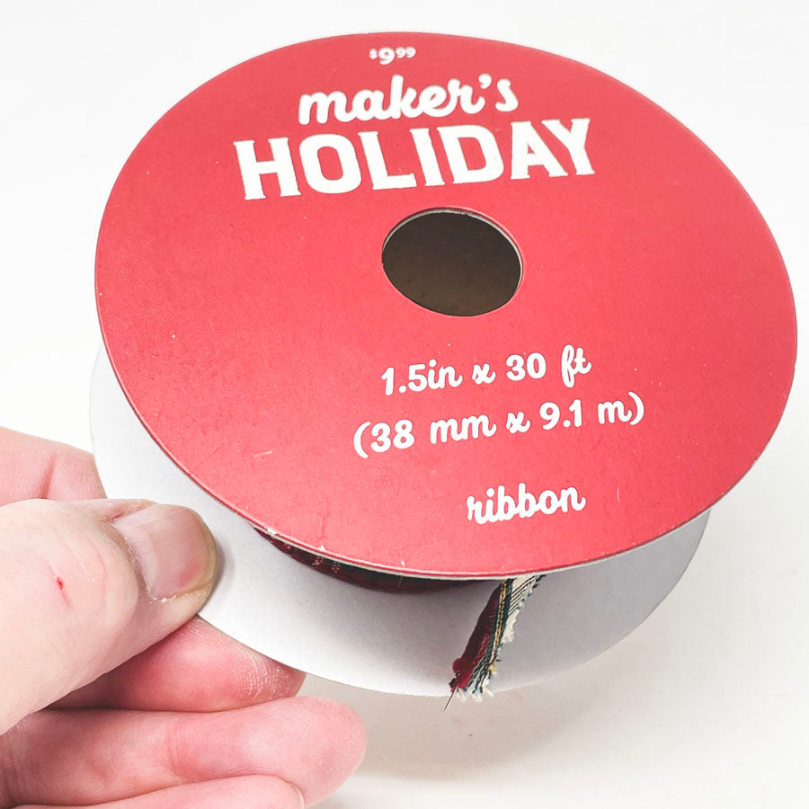 Holiday Plaid Wired Ribbon