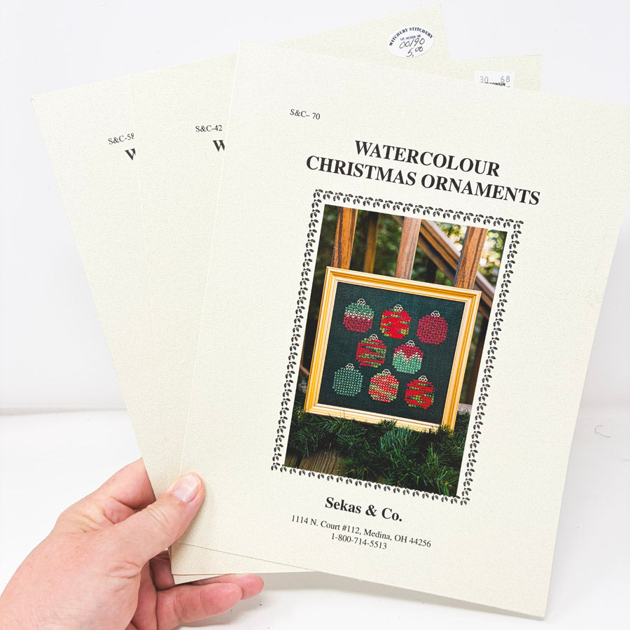 Watercolour Ornaments Cross Stitch Patterns – Sekas & Co.