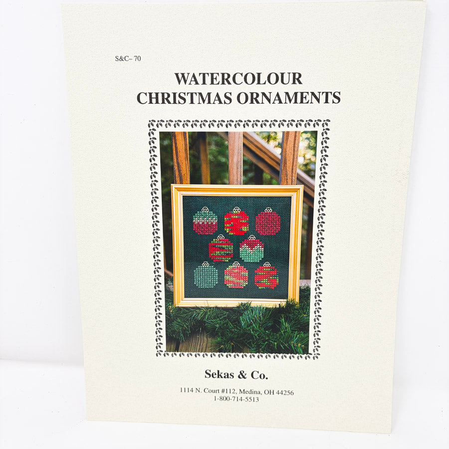 Watercolour Ornaments Cross Stitch Patterns – Sekas & Co.