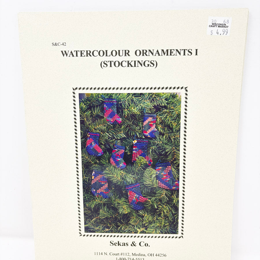 Watercolour Ornaments Cross Stitch Patterns – Sekas & Co.