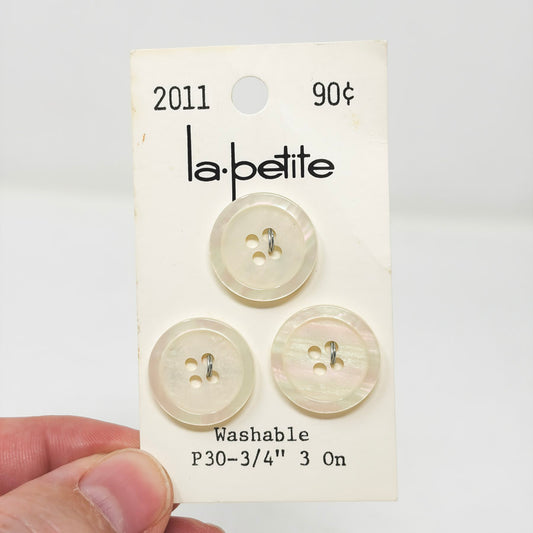 La Petite 3/4" Iridescent Buttons