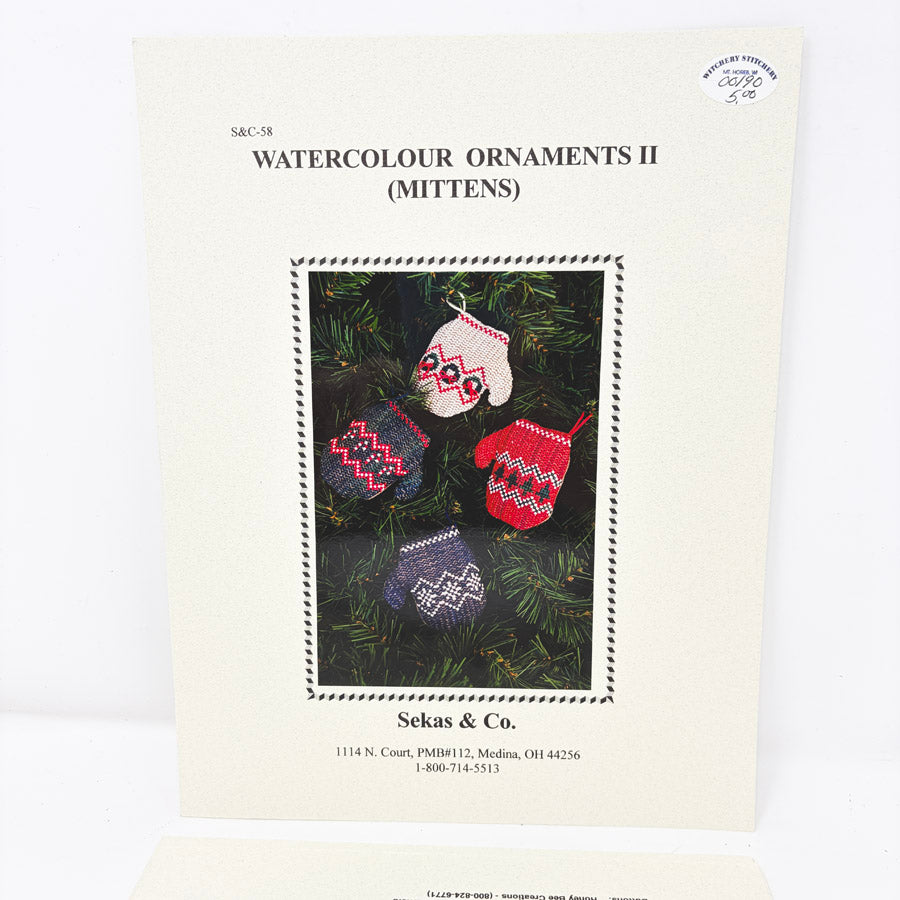 Watercolour Ornaments Cross Stitch Patterns – Sekas & Co.