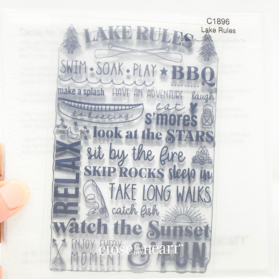 Close to My Heart- My Acrylix Stamps- You Choose