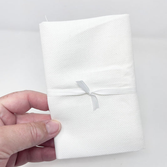 16" x 19" - 22 Count - White Aida